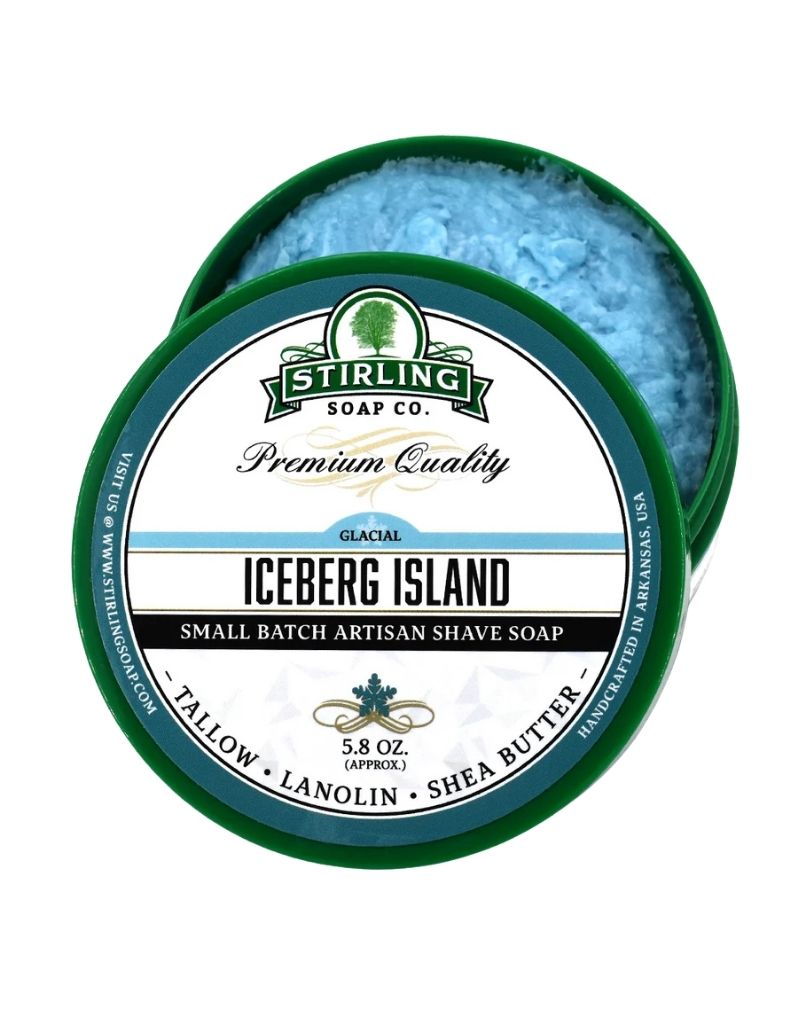 Stirling Soap Co. - Glacial Iceberg Island Shaving Soap