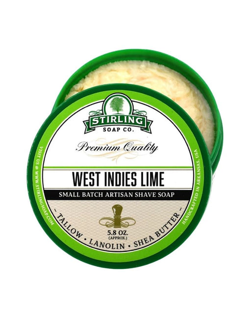 Stirling Soap Co. - West Indies Lime Shaving Soap