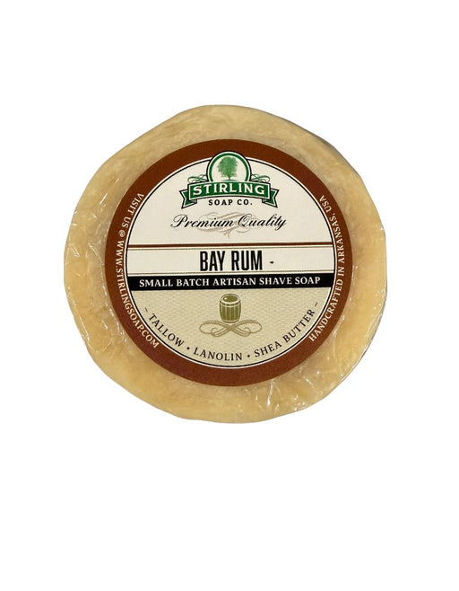 Stirling Soap Co. - Bay Rum Shave Soap Refill Puck, 4.5oz