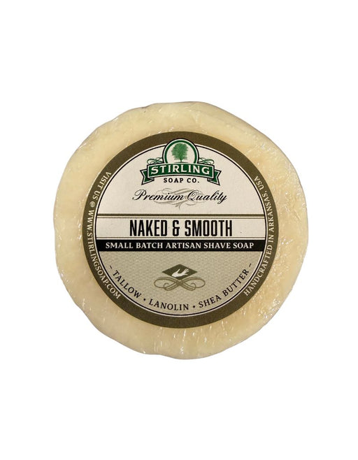 Stirling Soap Co. - Naked & Smooth Shave Soap Refill Puck, 4.5oz
