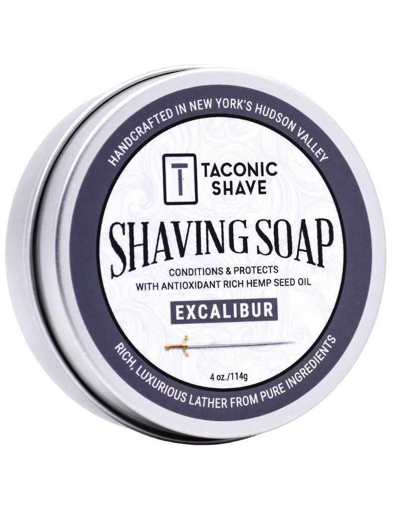 Taconic Shave - Excalibur Shaving Soap with Hemp Seed Oil