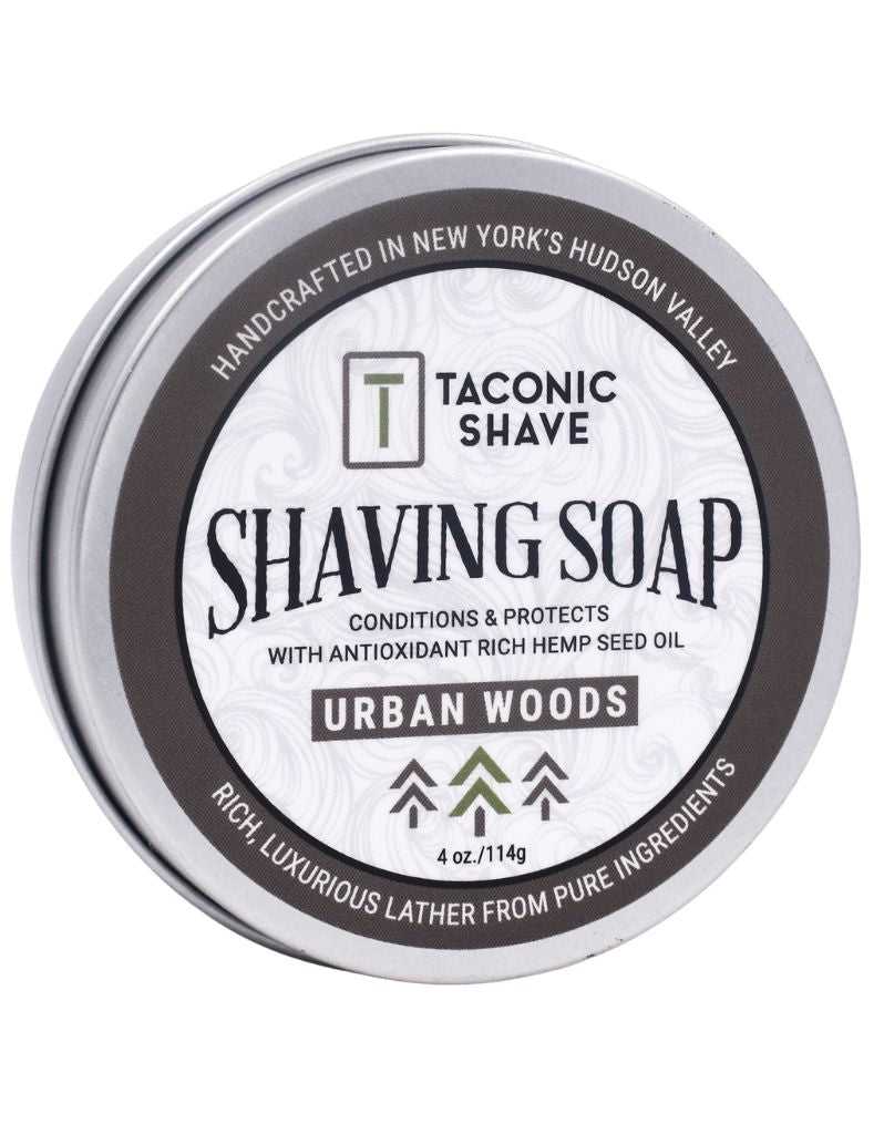 Taconic Shave - Urban Woods Shaving Soap with Hemp Seed Oil