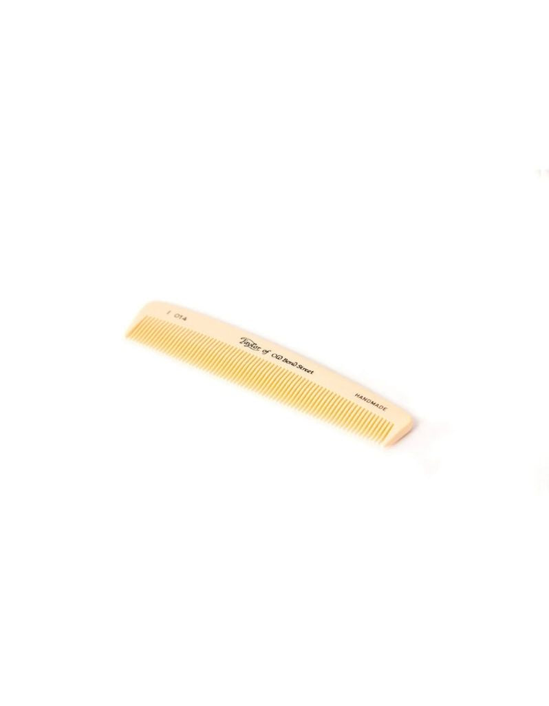 Taylor of Old Bond Street fine teeth imitation ivory pocket comb