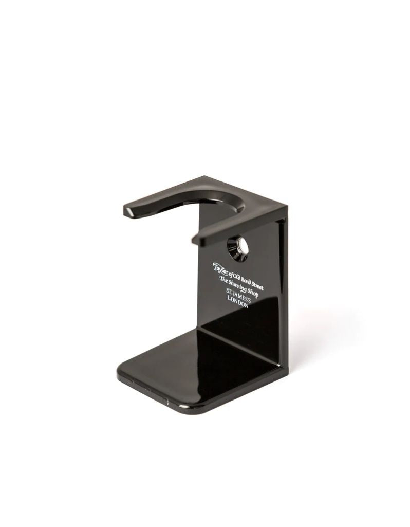 Black drip stand for shaving brushes