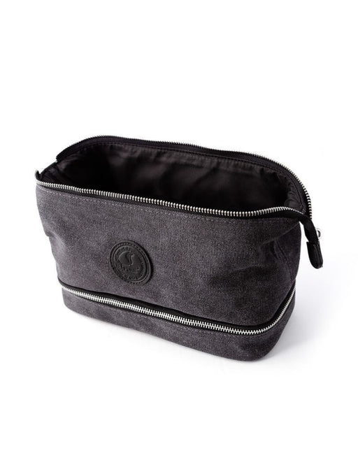 Taylor of Old Bond Street - Medium Grey Canvas Wash Bag