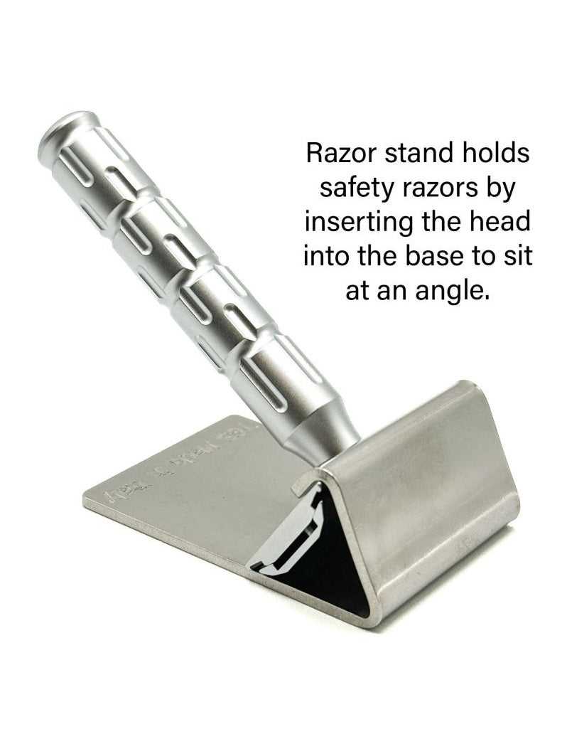 The Goodfellas' Smile - Stainless Steel Safety Razor Stand