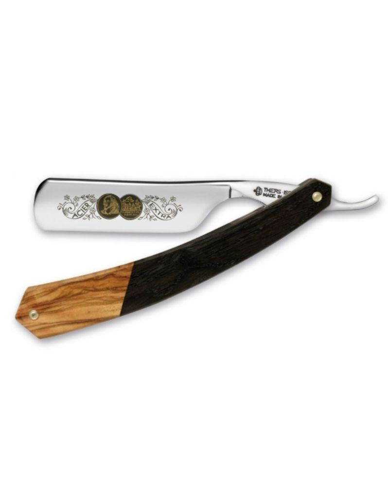 Thiers Issard - Gold Medaille Pascal Straight Razor, Round Point, 6/8"