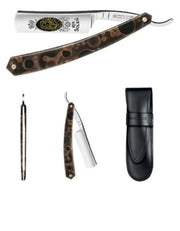Thiers Issard Moon Scale razor with black leather case