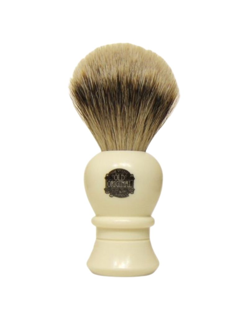 Vulfix - 2235S Super Badger Shaving Brush, Faux Ivory Handle