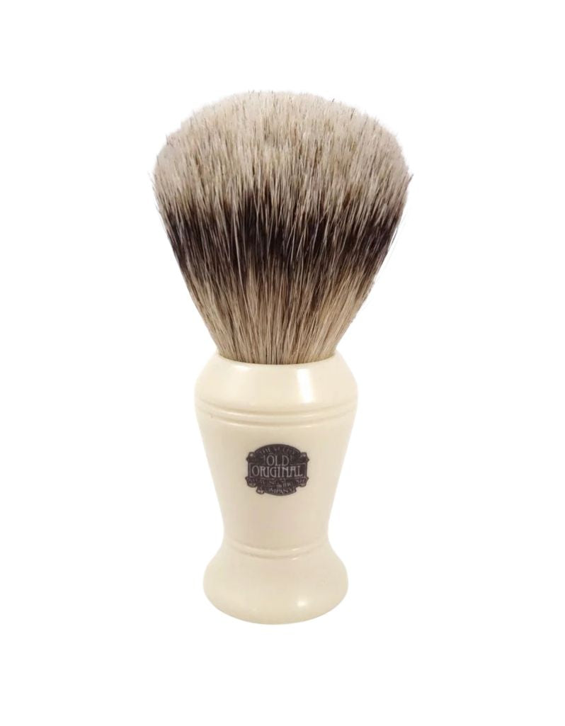 Vulfix - 377 Super Badger Shaving Brush, Faux Ivory Handle