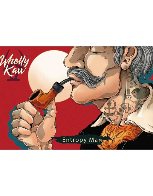 Wholly Kaw Entropy Man After Shave Splash with Dragon's Blood and menthol in a 4 oz bottle