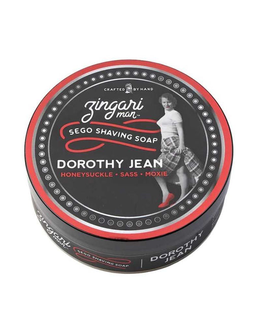 Zingari Man Dorothy Jean Shaving Soap for men and women in a round jar