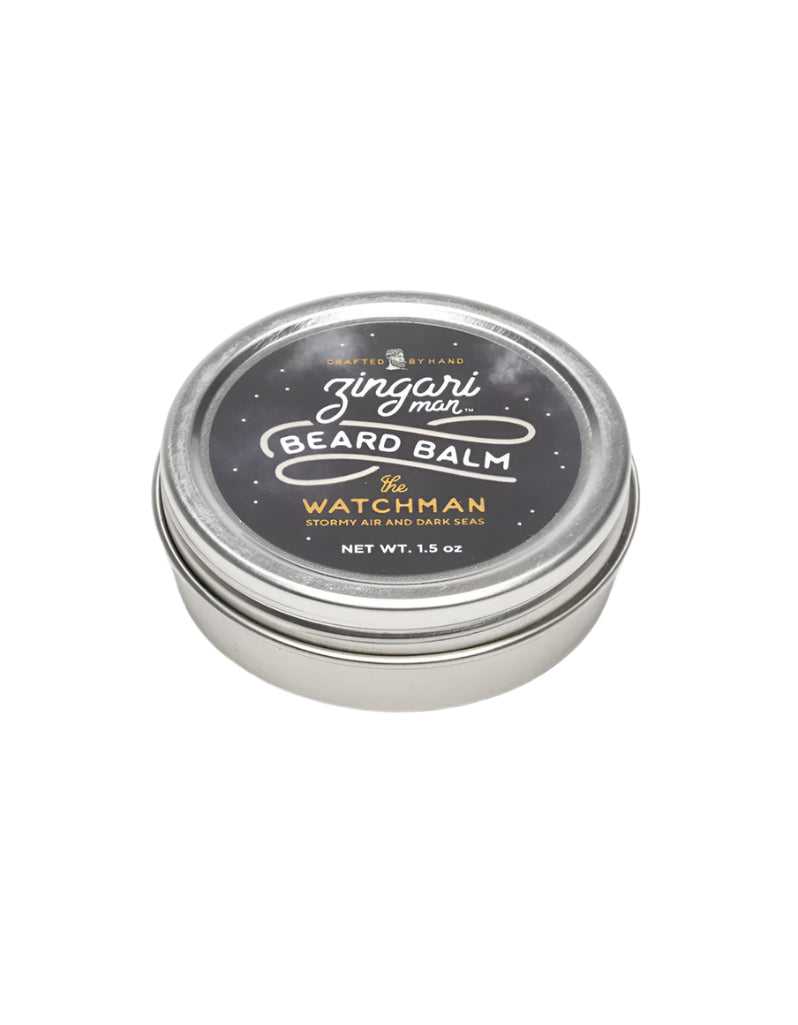 Zingari Man Watchman Beard Balm container on a white background