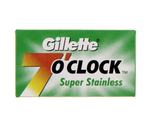 Gillette - 7 O'Clock Super Stainless Double Edge Razor Blades - New England Shaving Company