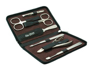 Erbe Solingen 7-Piece Manicure Set, Water Buffalo Leather - New England Shaving Company