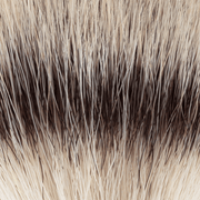 Dovo - SIlvertip Synthetic Fiber Shaving Brush, Ebony - New England Shaving Company