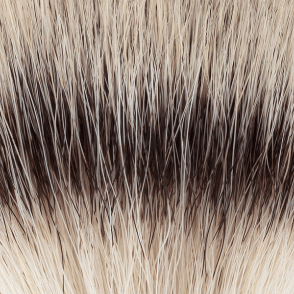 Dovo - SIlvertip Synthetic Fiber Shaving Brush, Ebony - New England Shaving Company