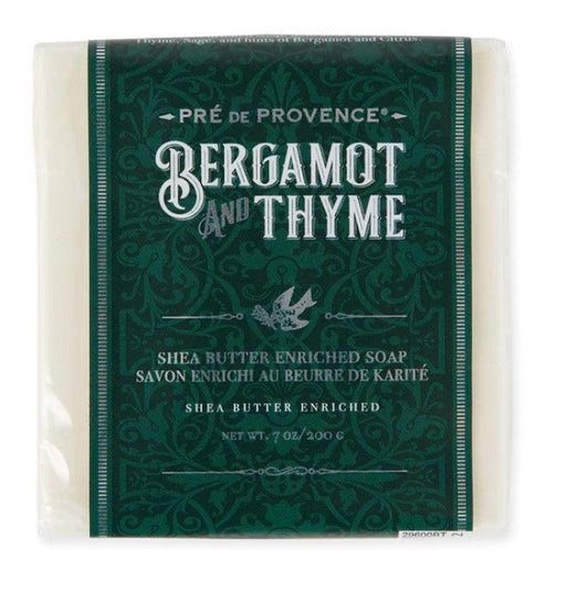 Pre de Provence - Bergamot & Thyme Cube Soap - New England Shaving Company