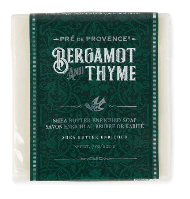 Pre de Provence - Bergamot & Thyme Cube Soap - New England Shaving Company