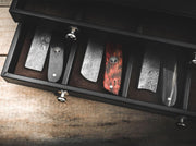 Boker - Damast Horn, Straight Razor 6/8" - New England Shaving Company