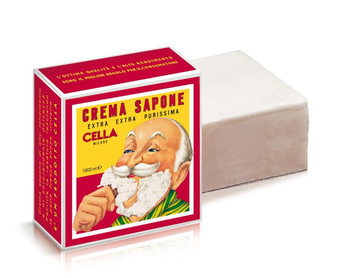 Cella - Shaving Cream Soap - XL Giant Size 1kg - New England Shaving Company