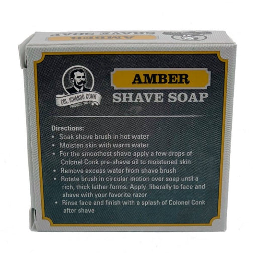 Colonel Conk - Amber Shave Soap - New England Shaving Company