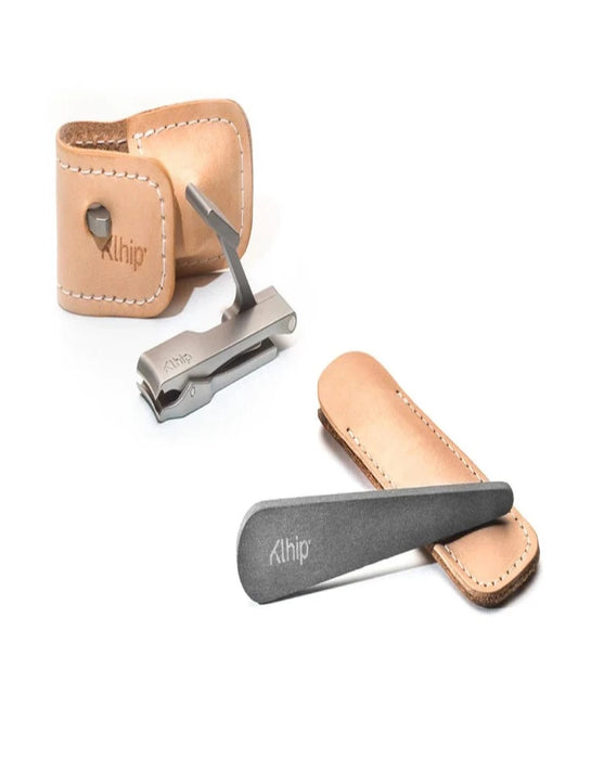 Klhip Combo - Ultimate Clipper and Natural Stone Nail File - New England Shaving Company
