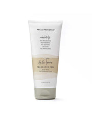 Tube of Pre de Provence dela Terre Fragrance Free body wash on a white background