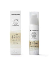 Pre de Provence de la Terre Fragrance Free Face Cream packaging on a white background
