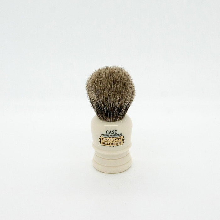 Simpson - Case C1 Shaving Brush, Pure Badger - New England Shaving Company