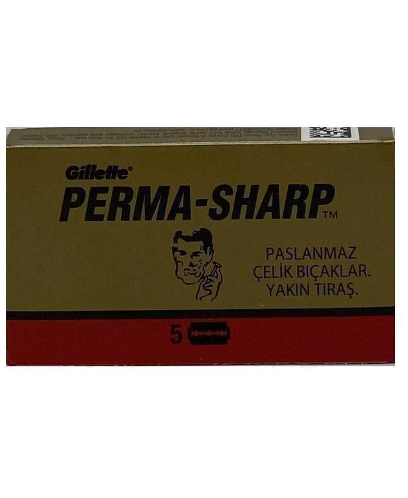 Gillette Perma Sharp Double Edge Razor Blades | NES — New England ...
