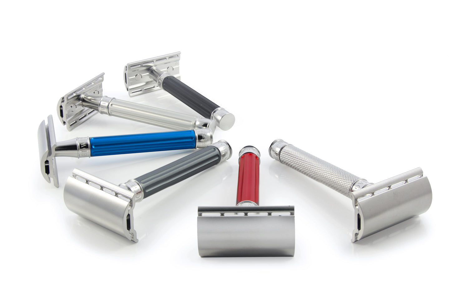 A collection of Edwin Jagger Safety Razors