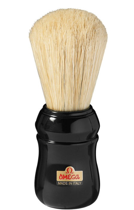 Omega - 10049 Professional Boar Hair Shaving Brush - Black