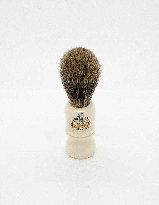 Simpson - Berkeley 46 Shaving Brush, Pure Badger - New England Shaving Company