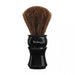Vielong Seven Brown Horsehair Shaving Brush with Black Handle - New England Shaving Company
