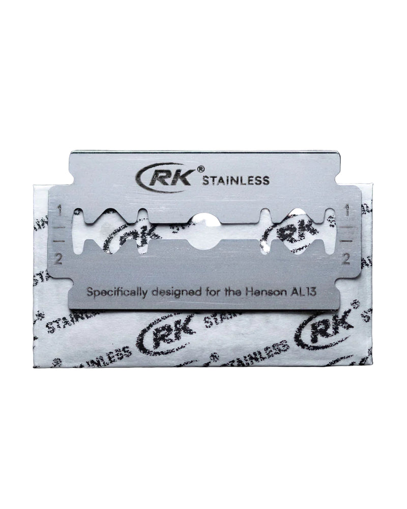 Henson - RK Double Edge Razor Blades well paired with Henson AL13 or Ti22 - New England Shaving Company