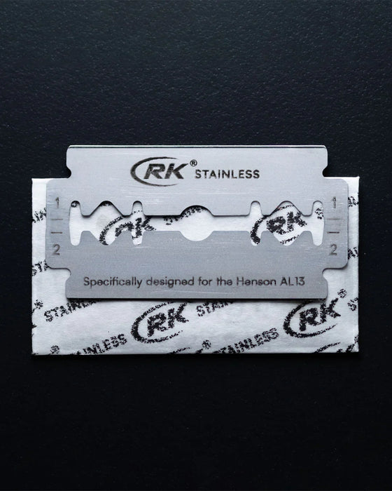 Henson - RK Double Edge Razor Blades well paired with Henson AL13 or Ti22