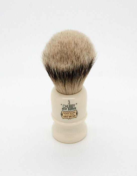Simpson - Chubby 3 Shaving Brush, Best Badger - New England Shaving Company