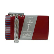 Fatip - Lo Storto Original Open Comb Safety Razor, Chrome - New England Shaving Company