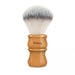 Vielong Tulip Fibersoft Synthetic Badger Hair Shaving Brush with Butterscotch Handle - New England Shaving Company