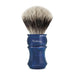 Vielong Seven Two Band Badger Hair Shaving Brush with Water Blue Handle - New England Shaving Company