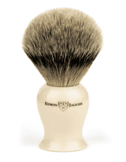 Edwin Jagger Plaza Best Badger shaving brush, Imitation Ivory handle
