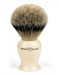 Edwin Jagger - IVPSBBB Plaza Imitation Ivory Best Badger Shaving Brush, Medium - New England Shaving Company