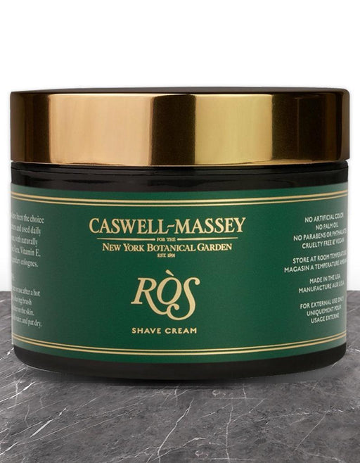 Caswell Massey - RÒS Shave Cream in Jar - New England Shaving Company