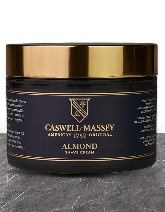 Caswell Massey - Almond Shave Cream in Jar - New England Shaving Company