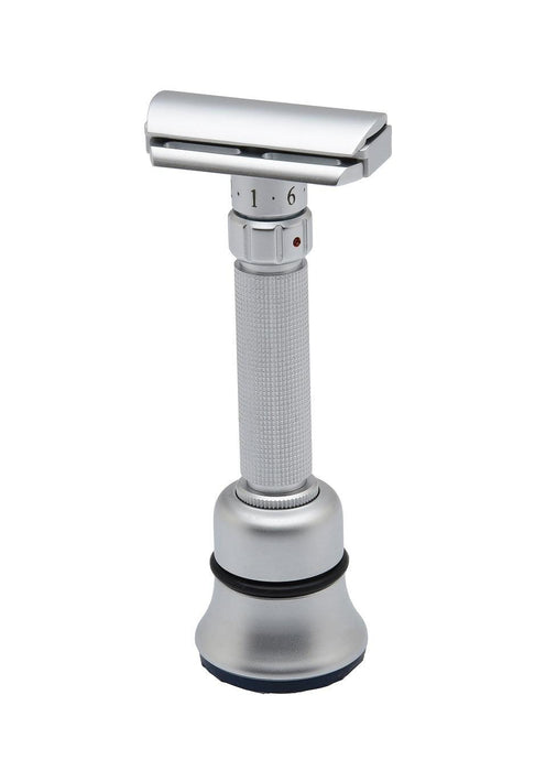 Pearl - Flexi Adjustable Safety Razor with Stand - New England Shaving Company