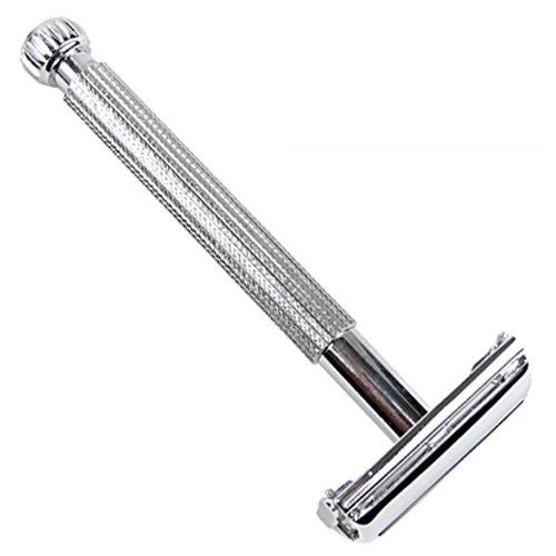 Parker - Long Handle Butterfly Safety Razor 29L - Chrome - New England Shaving Company