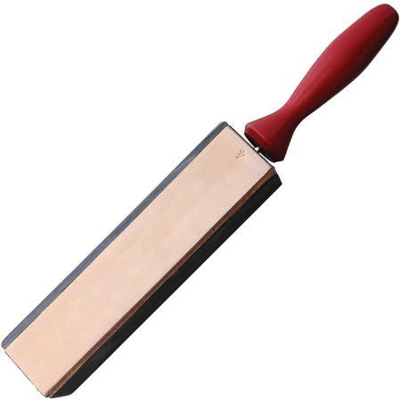 Herold HS63RI 4-sided paddle razor strop with slate and leather surfaces made in Germany for straight razor edge care