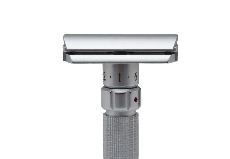 Pearl - Flexi Adjustable Safety Razor with Stand - New England Shaving Company