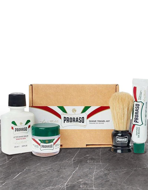 Start the week with a classic Italian shave with Proraso products. Proraso  Travel Kit pictured here is now back in stock at OFFEN. #Proraso #travelkit  #…